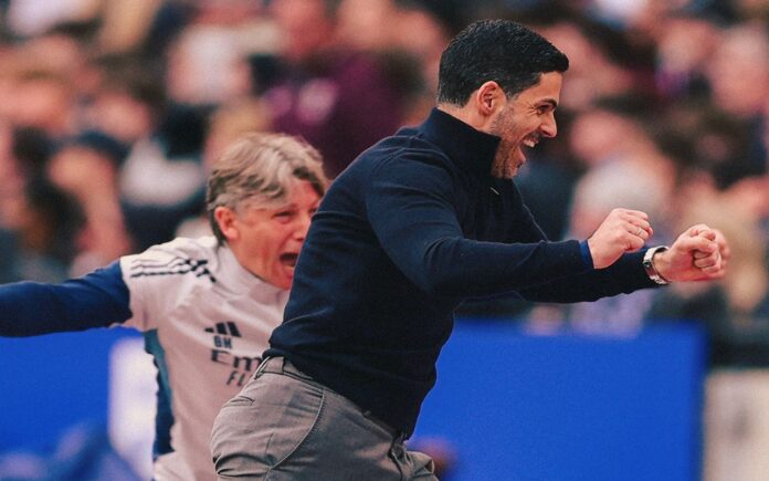 Manajer Arsenal, Mikel Arteta
